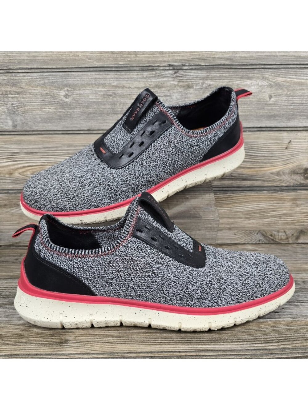 Cole Haan Generation ZeroGrand Stitchlite Gray Black Shoes Men's Size 11.5